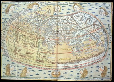 Map of the World, Based on Descriptions and Coordinates Given in 